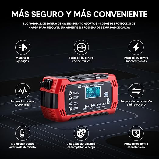 Cargador/Partidor Bateria Auto
