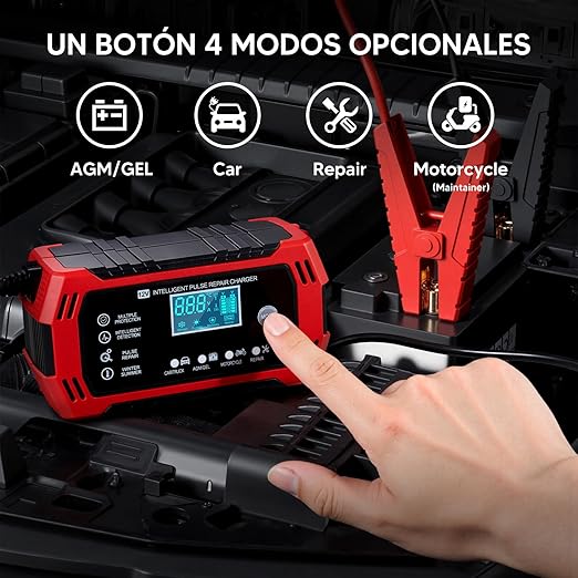 Cargador/Partidor Bateria Auto